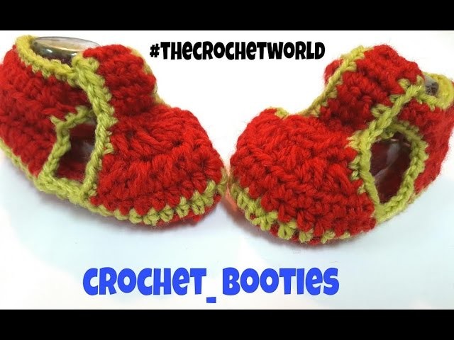 Crochet  booties-A(hindi version)