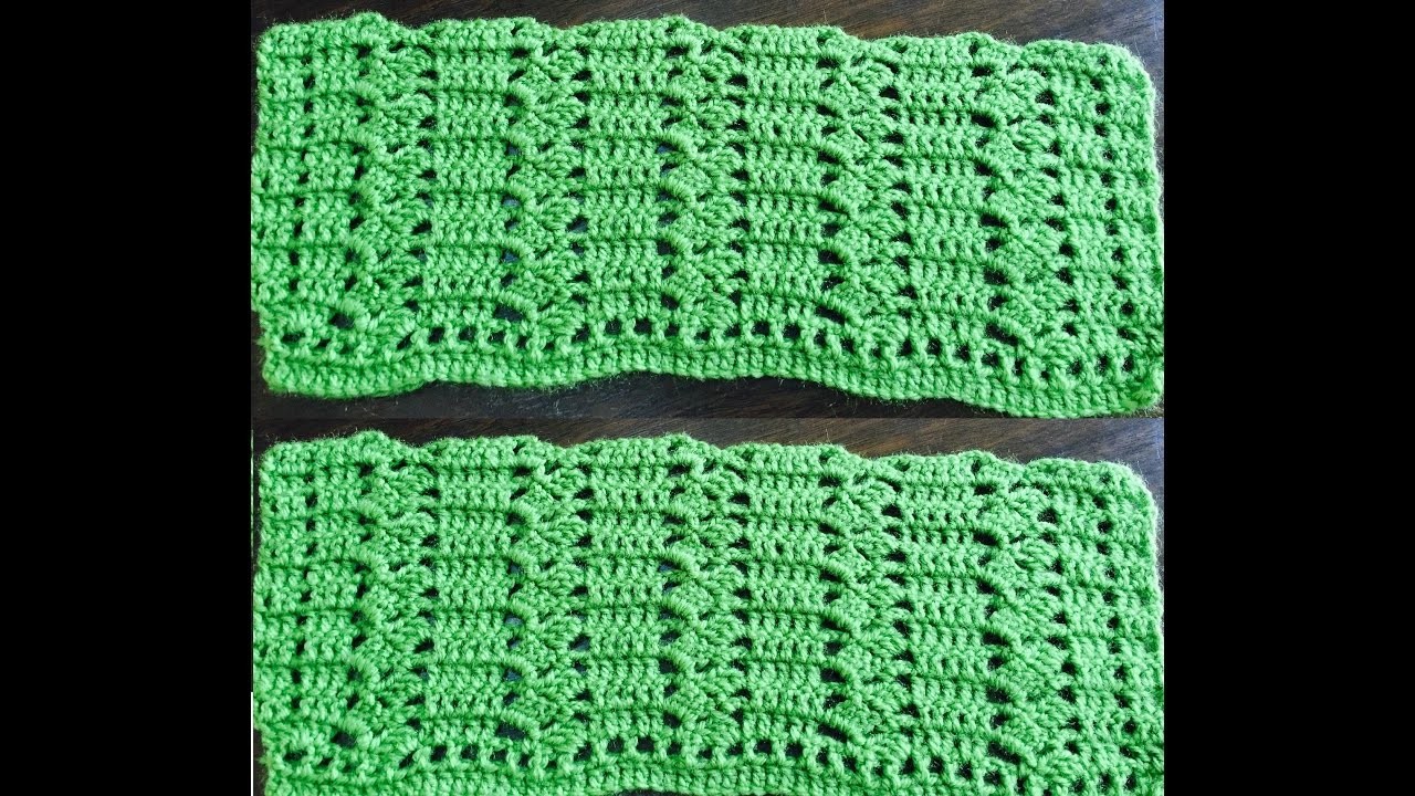 Crochet Pattern - Simple zigzag crochet stitch