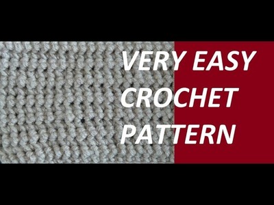 Crochet Pattern * VERY EASY CROCHET PATTERN *