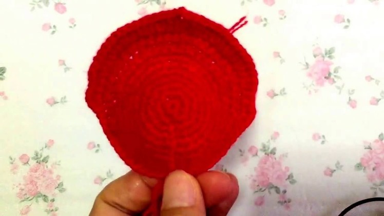 Crochet rose Petal C. Part 2