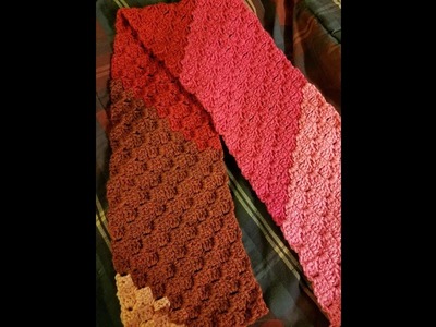 Crochet Stitches - The Corner to Corner Stitch. Scarf Pattern