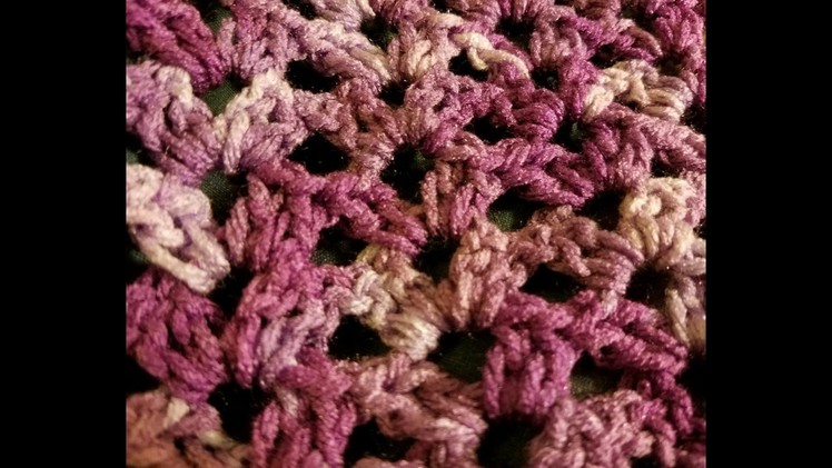 Crochet Stitches - The Quick Shell Stitch