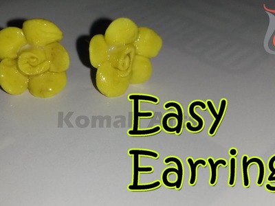 DIY:Easy Earrings Lamasa Art Tutorial # Komali Arts