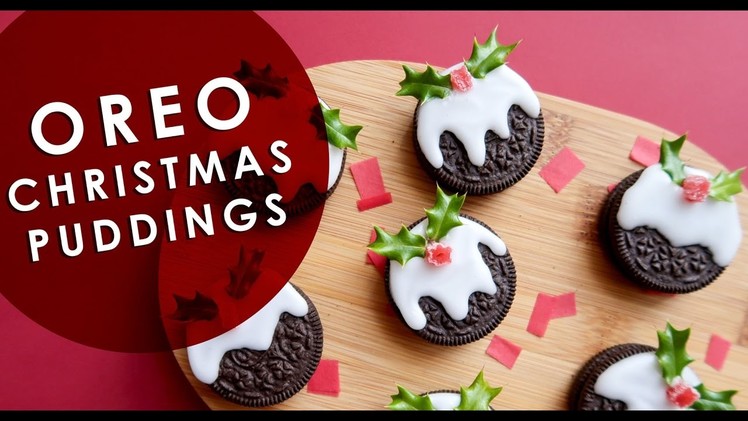 DIY Oreo Christmas Puddings