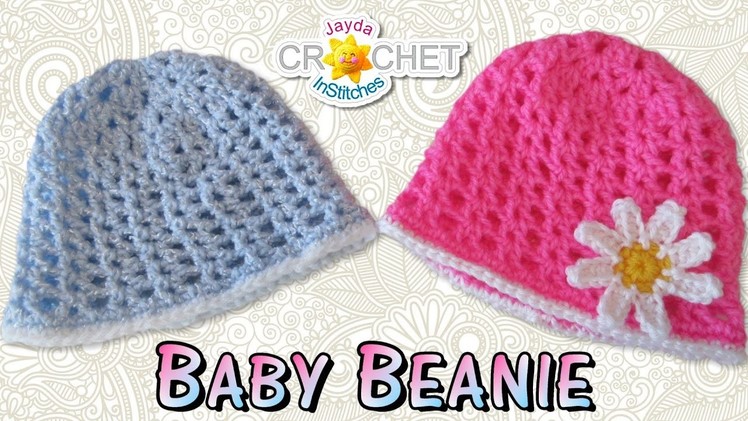 Easy Crochet Baby Beanie