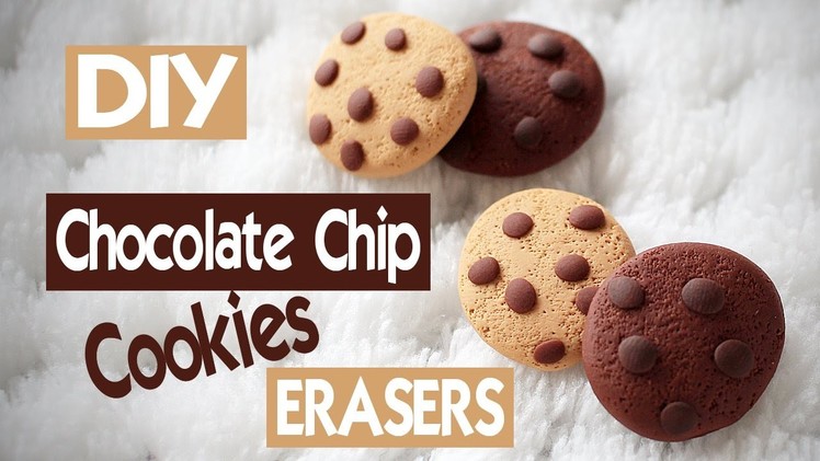 ERASER Chocolate Chip Cookies DIY! Fun Back to School Tutorial!
