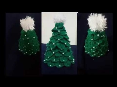 How to Crochet a Christmas Tree -Crochet Crocodile Stitch | new HD 2016