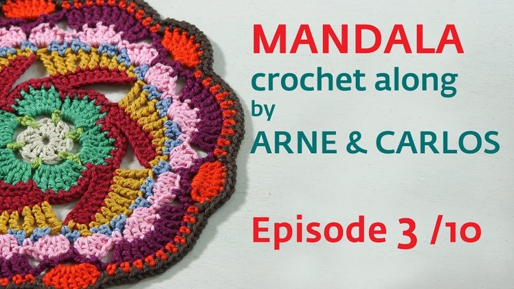 How to Crochet a Mandala. Part 3 by ARNE & CARLOS