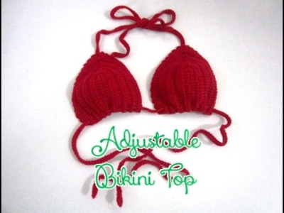 How to Crochet Adjustable Bikini Top