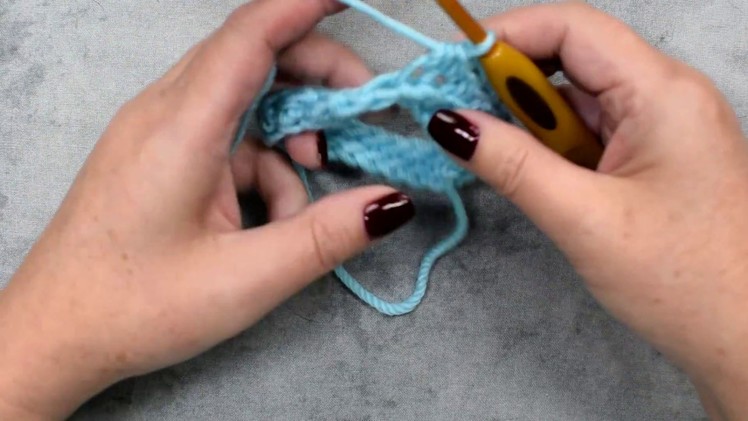 How to Crochet in 3rd loop of hdc right handed