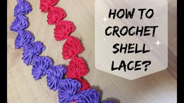 How to crochet shell lace? | !Crochet!