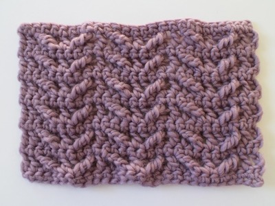 How to Crochet the Winged Cable Stitch