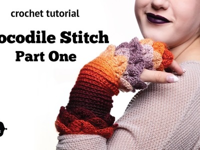How to Crochet Tutorial: Crocodile Stitch, Part 1