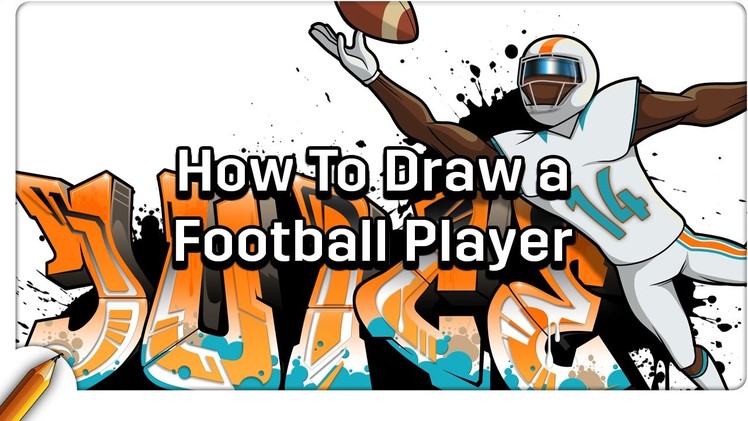 How To Draw a Football Player