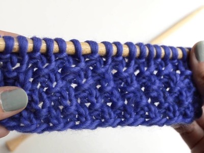How to knit moss stitch (even number of stitches) | We Are Knitters