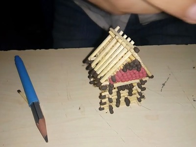How to make a match stick house