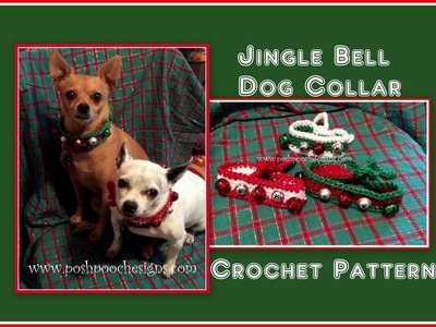 Jingle Bell Dog Collar Crochet Pattern