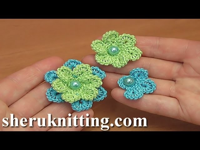 Learn How to Crochet Irish Flower Tutorial  36