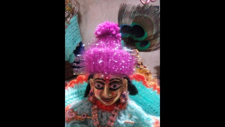 Make wollen cap without knitting or crochet - most easy way of making woolen cap for our bal gopal