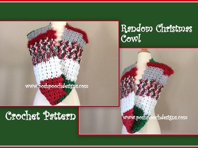 Random Christmas Cowl Crochet Pattern