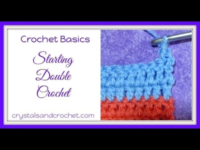 Starting Double Crochet