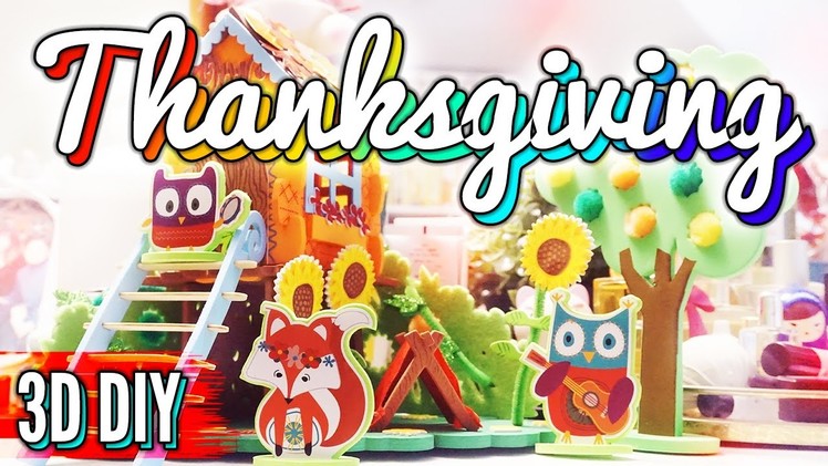 Thanksgiving DIY Kit ❖ Creatology 3D Structure Building