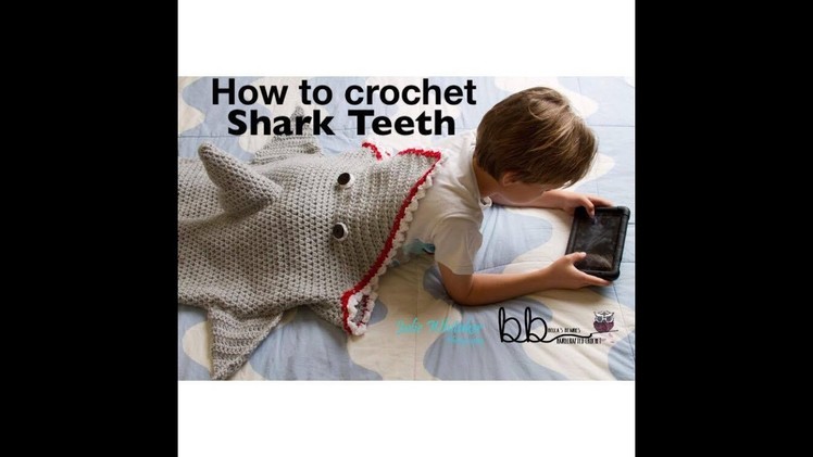 Tutorial | How To Crochet Shark Teeth || Rebecca Romero