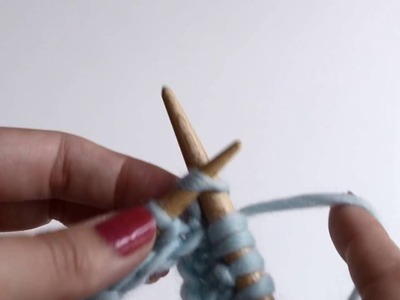 WE ARE KNITTERS - How to knit American moss stitch (odd number of stitches)