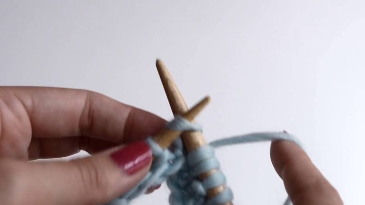 WE ARE KNITTERS - How to knit American moss stitch (odd number of stitches)