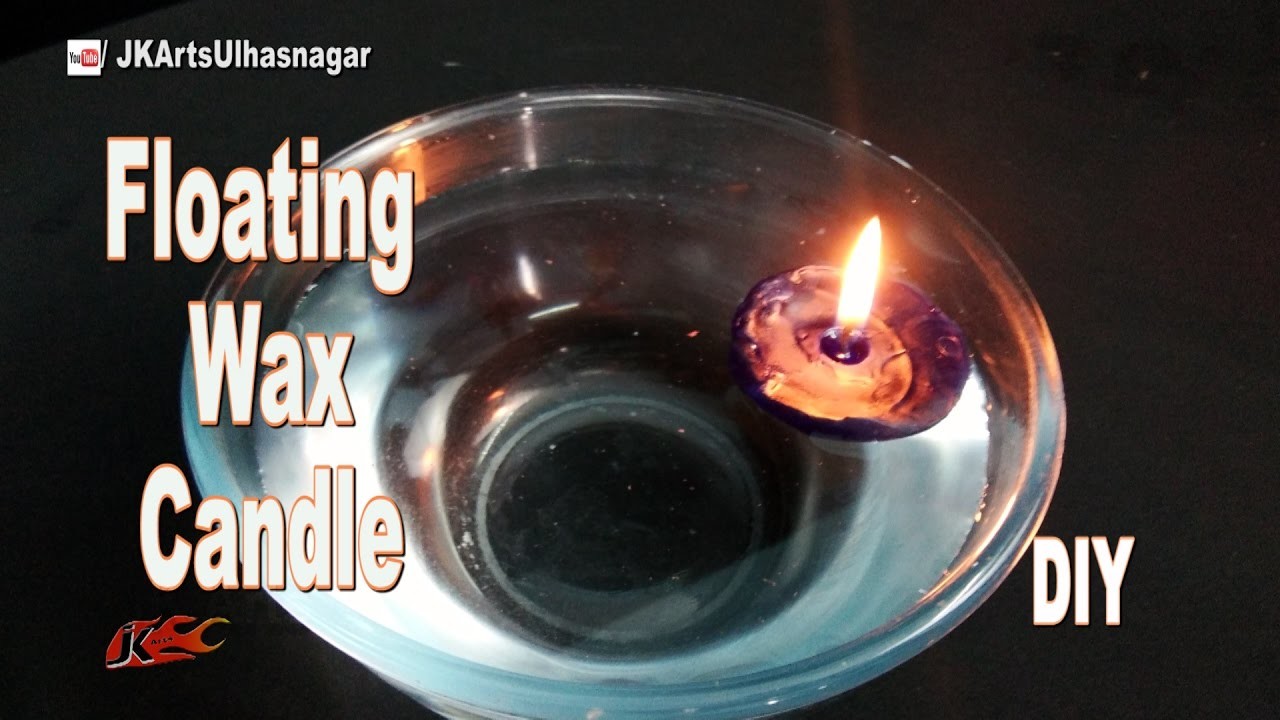 DIY Floating Wax Candle, How to make with Gems Ball, JK Arts 1088
