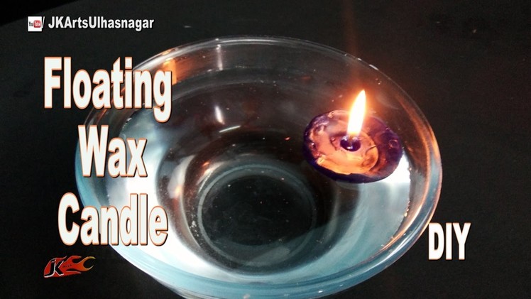 DIY Floating Wax Candle | How to make with  Gems Ball | JK Arts 1088