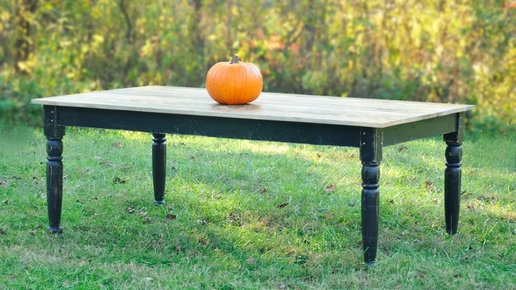 How to Build a Farmhouse Table - Full Project with Plans!