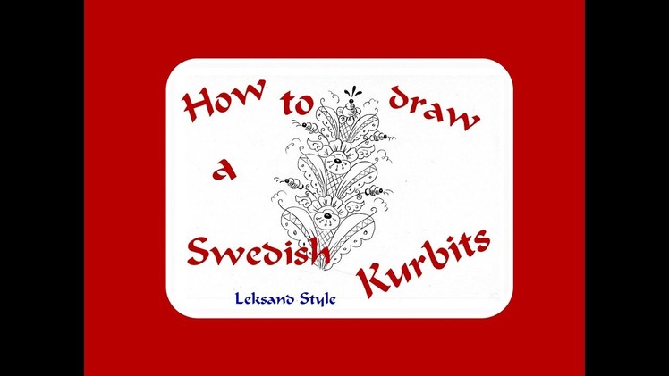 How to draw a Swedish Dala Kurbits