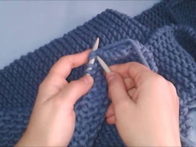 How to Knit a Scarf for Beginners Step By Step,  Very Easy Scarf Tutorial