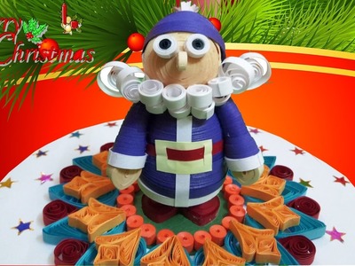 How To Make 3D Quilling Santa   Christmas Special Tutorial  2016