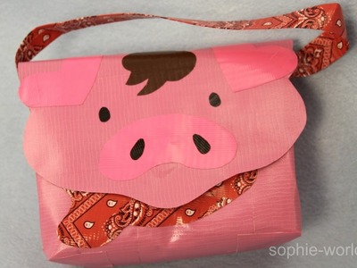 How to Make a Duct Tape Pig Bag | Sophie's World