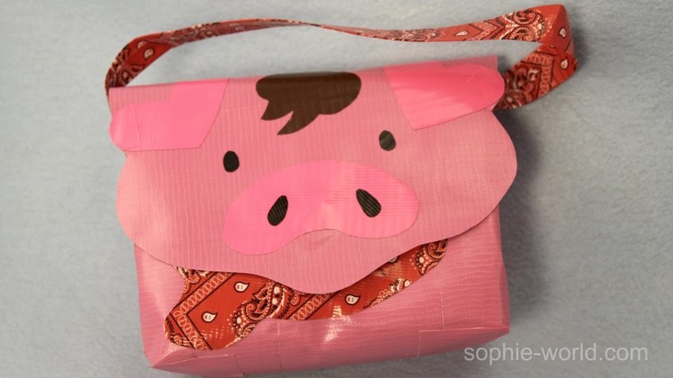 How to Make a Duct Tape Pig Bag | Sophie's World