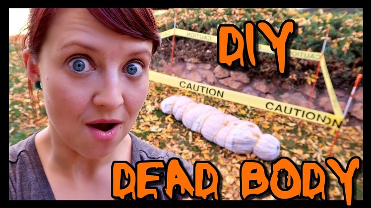HOW TO MAKE A FAKE DEAD BODY | HALLOWEEN DECORATION!