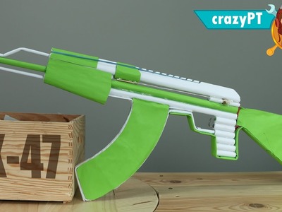 How To Make A Fully Automatic Paper Ak 47 That Shoots