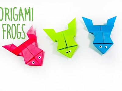 How to make a paper frog | Origami frog | Easy origami
