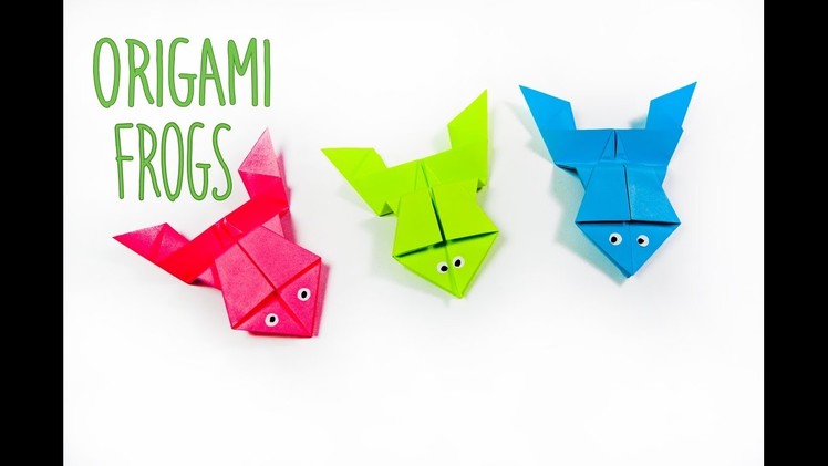 How to make a paper frog | Origami frog | Easy origami