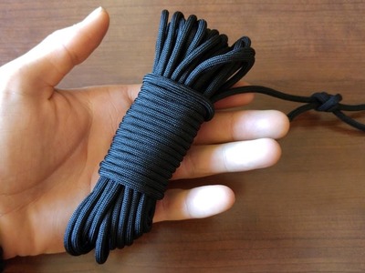 How To Make A Paracord Fast Rope - Best Ways To Bundle.Store Your Cord