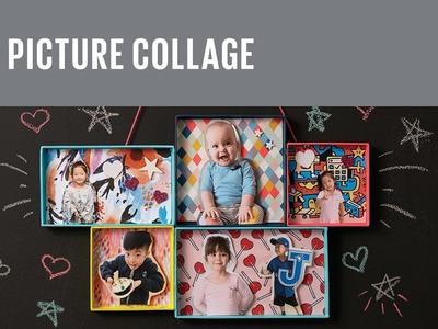 How to make a picture frame collage
