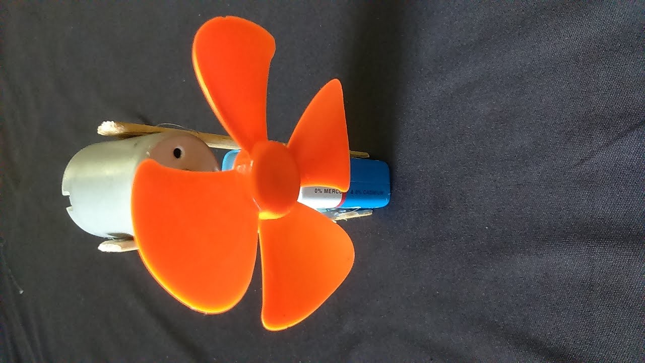 How To Make a Powerful Mini Hand Fan from cheap materialseasy projects