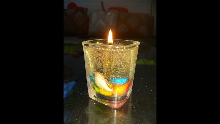 HOW TO MAKE BEAUTIFUL GEL CANDLE