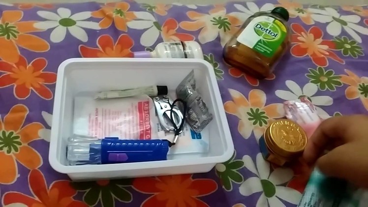 How to make  first aid box