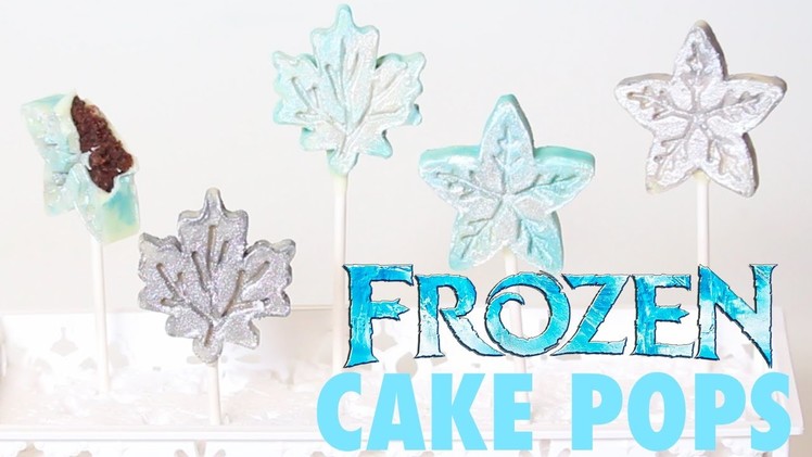 How to make FROZEN SNOWFLAKE CAKE POPS! | Its A Piece Of Cake