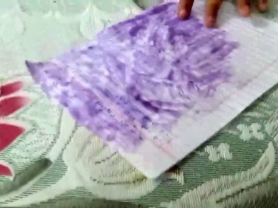 How to make litmus paper at home using rose and paper