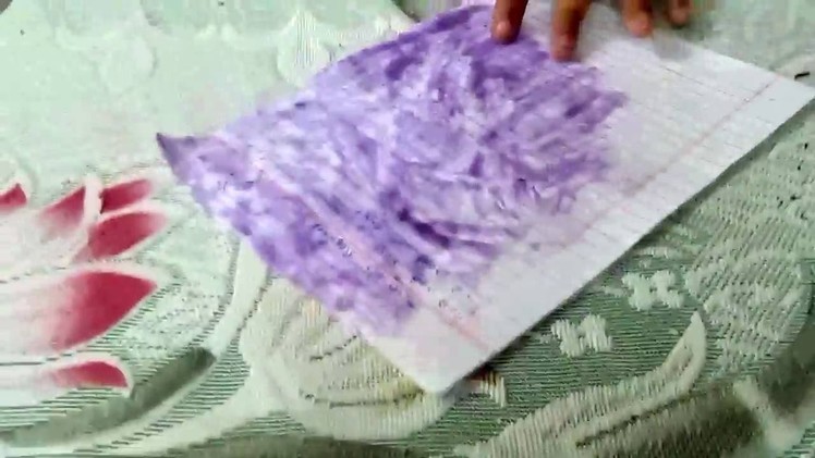 How to make litmus paper at home using rose and paper