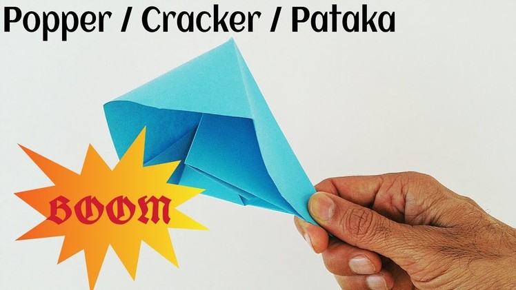 How to make paper pataka step by step